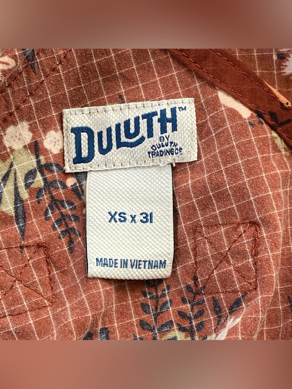 Duluth Trading Company Henna Garden Gnome Heirloom Overall Gardening Bibs XSx31 - Picture 13 of 16